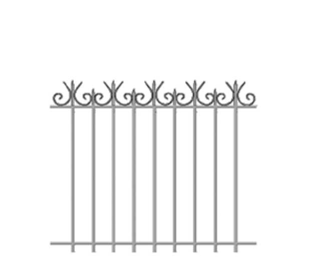 modèle clôture gamme Belle époque portails acier tech-innov fabrication installation portails en Charente Maritime