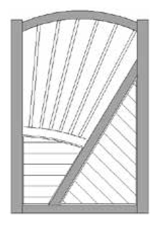 modèle Soleil portillon gamme Design portails aluminium tech-innov fabrication installation portails en Charente Maritime