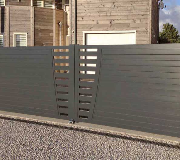 gamme Océan portails aluminium tech-innov fabrication installation portails en Charente Maritime